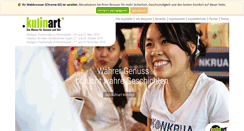 Desktop Screenshot of kulinart-messe.de